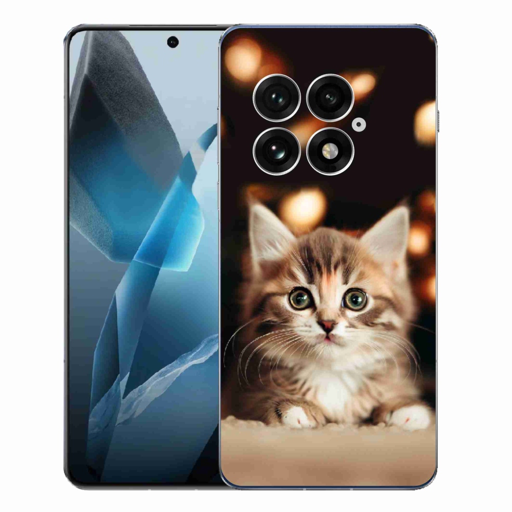 Gelový kryt mmCase na One Plus 13 - roztomilé kotě 2