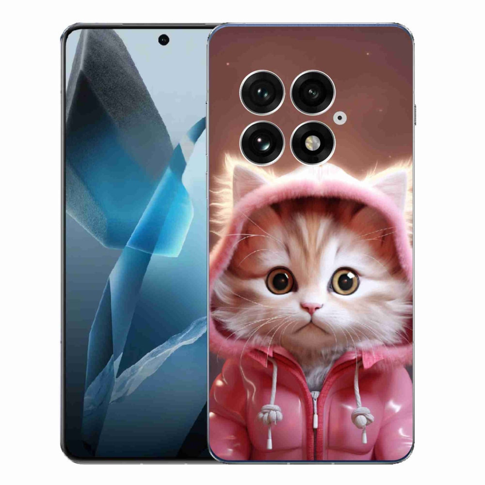 Gelový kryt mmCase na One Plus 13 - roztomilé kotě 3