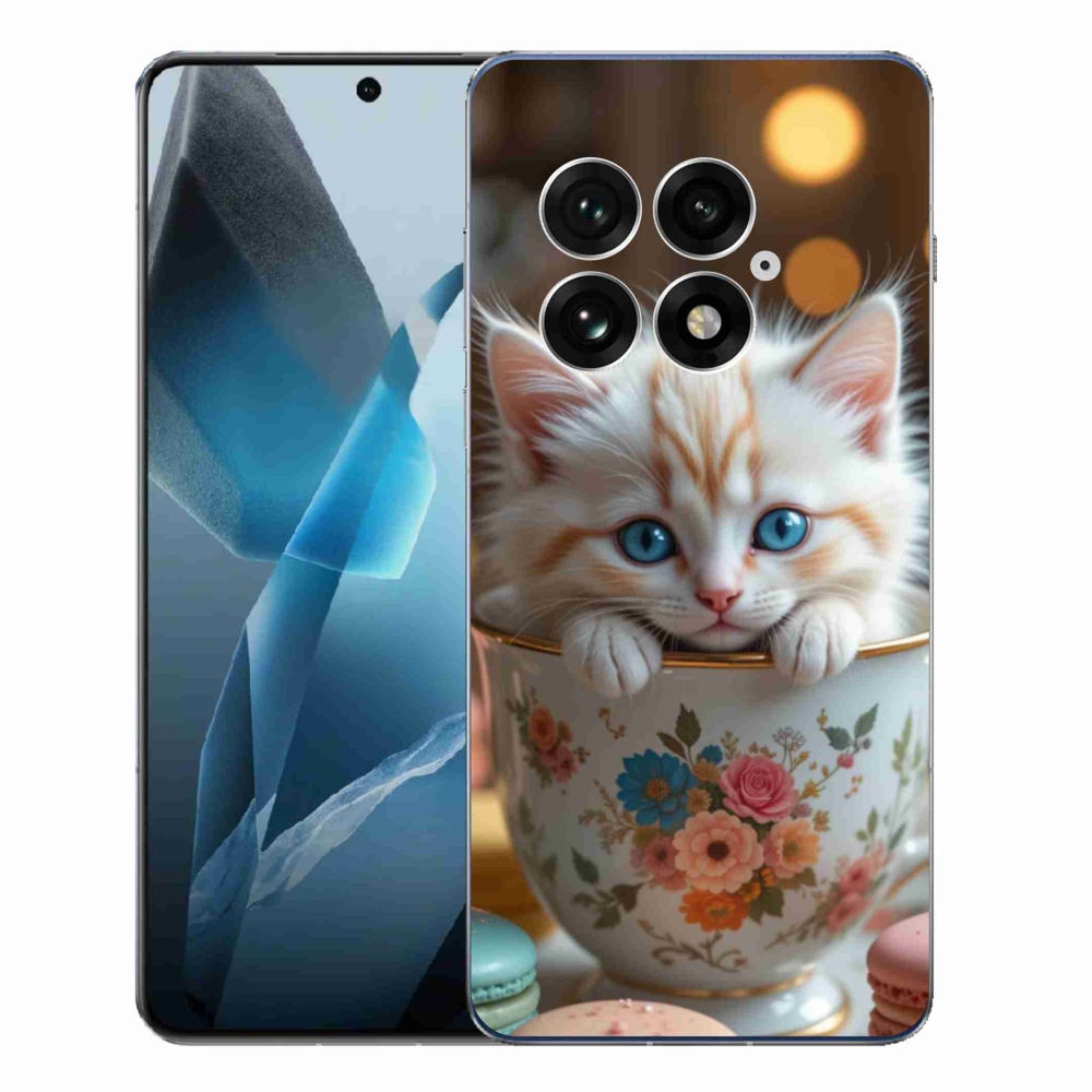 Gelový kryt mmCase na One Plus 13 - roztomilé kotě 6