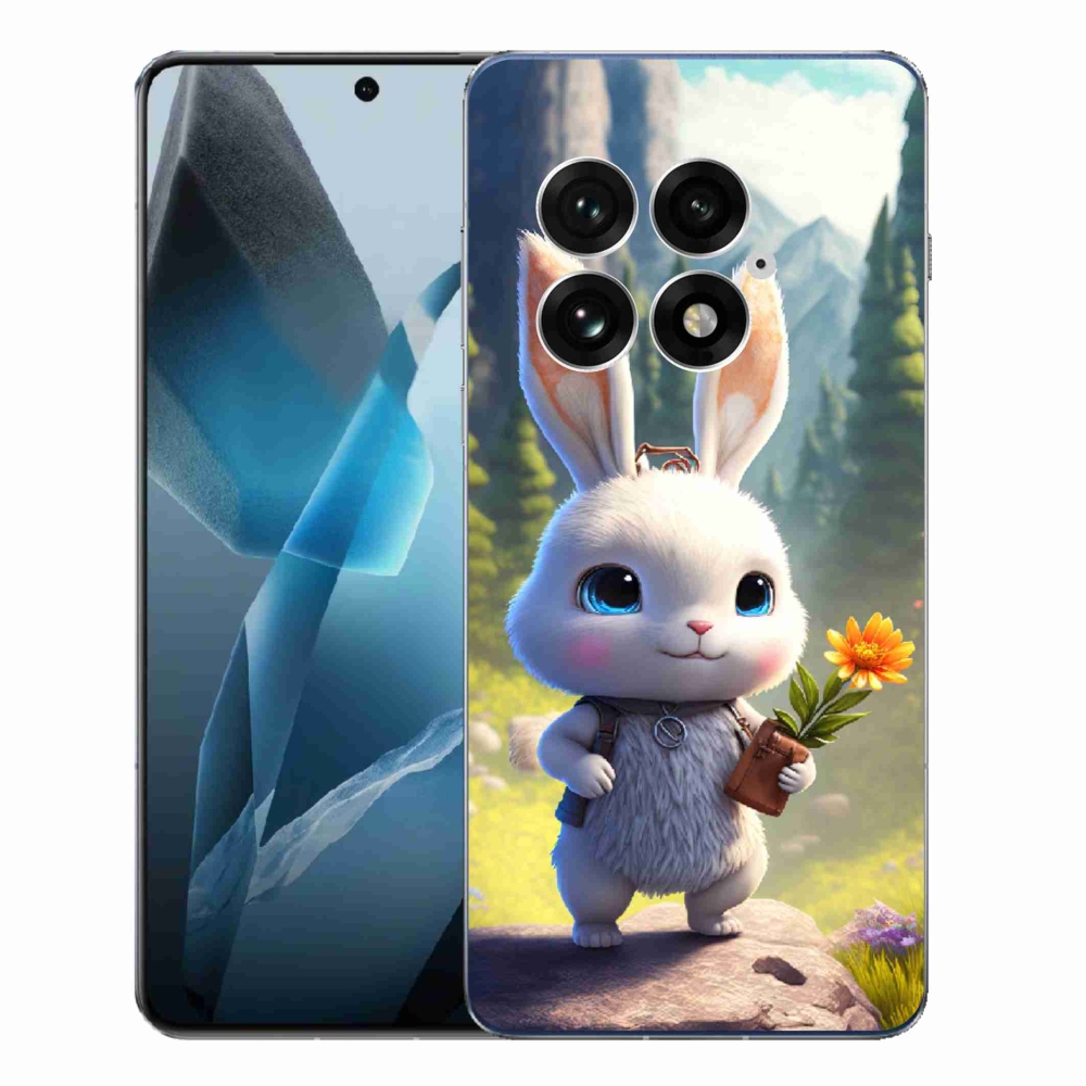 Gelový kryt mmCase na One Plus 13 - roztomilý králíček