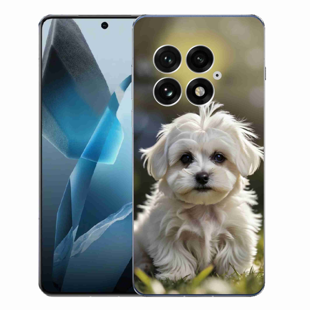 Gelový kryt mmCase na One Plus 13 - roztomilý maltézský psík