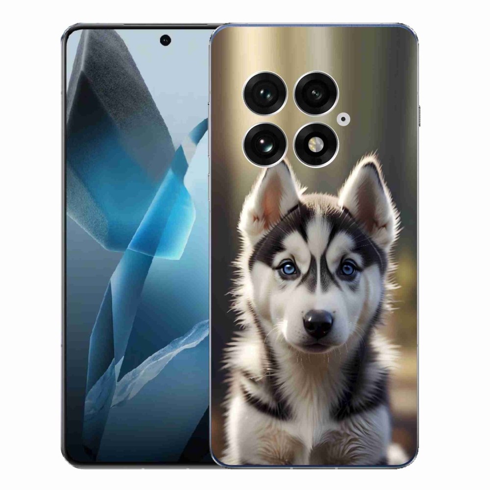 Gelový kryt mmCase na One Plus 13 - roztomilý sibiřský husky