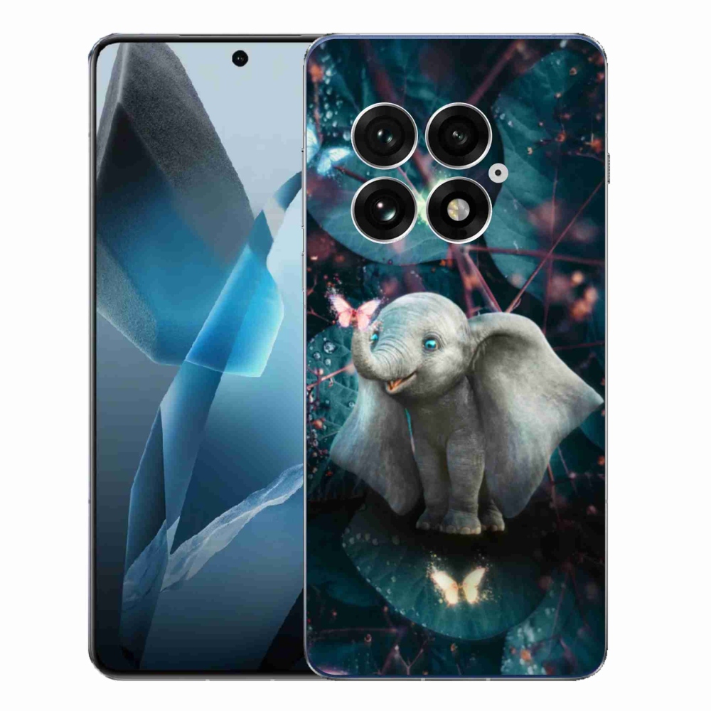 Gelový kryt mmCase na One Plus 13 - roztomilý slon