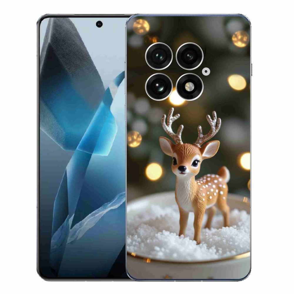 Gelový kryt mmCase na One Plus 13 - roztomilý vánoční jelen