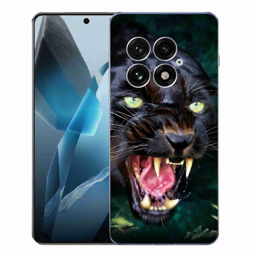 Gelový kryt mmCase na One Plus 13 - rozzuřený černý panter