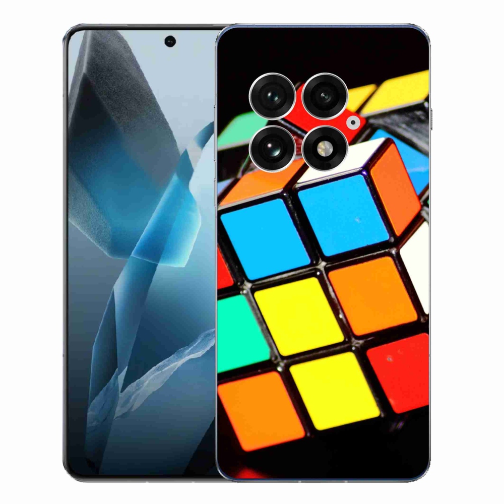 Gelový kryt mmCase na One Plus 13 - rubikova kostka