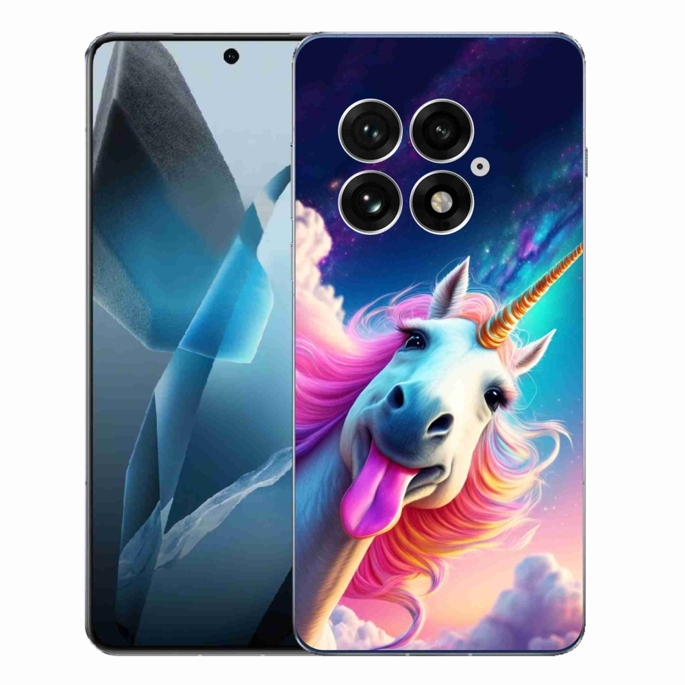 Gelový kryt mmCase na One Plus 13 - šílený jednorožec