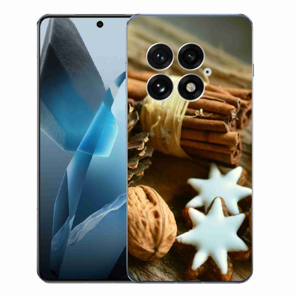 Gelový kryt mmCase na One Plus 13 - skořice a perníčky
