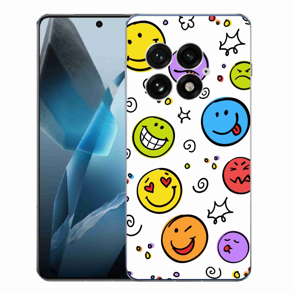 Gelový kryt mmCase na One Plus 13 - smajlíci