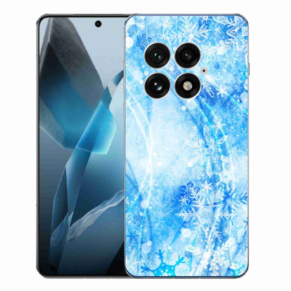 Gelový kryt mmCase na One Plus 13 - sněhové vločky