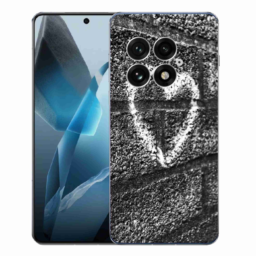 Gelový kryt mmCase na One Plus 13 - srdce na zdi