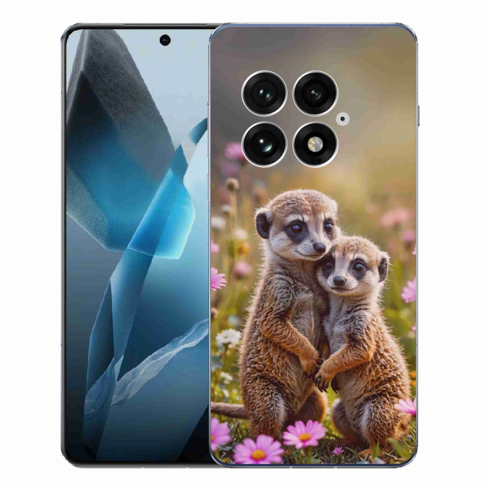 Gelový kryt mmCase na One Plus 13 - surikatí duo