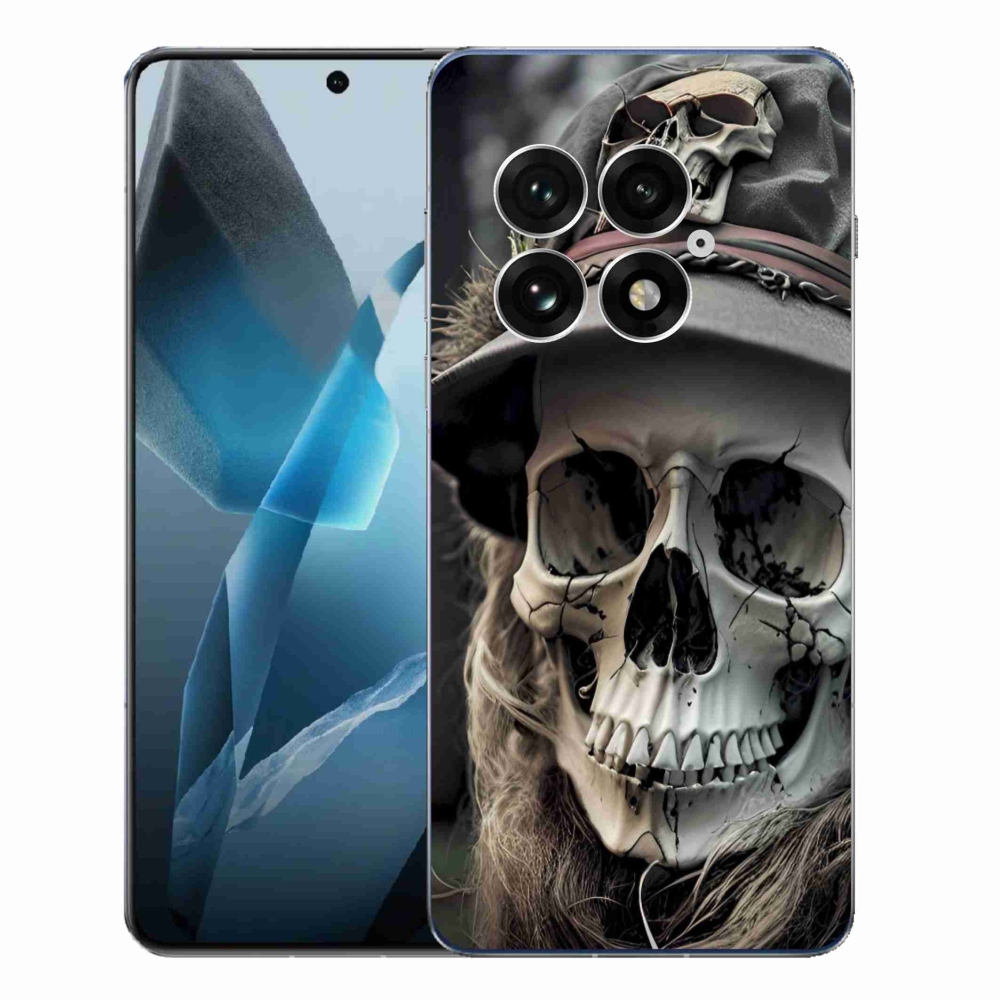 Gelový kryt mmCase na One Plus 13 - temná lebka