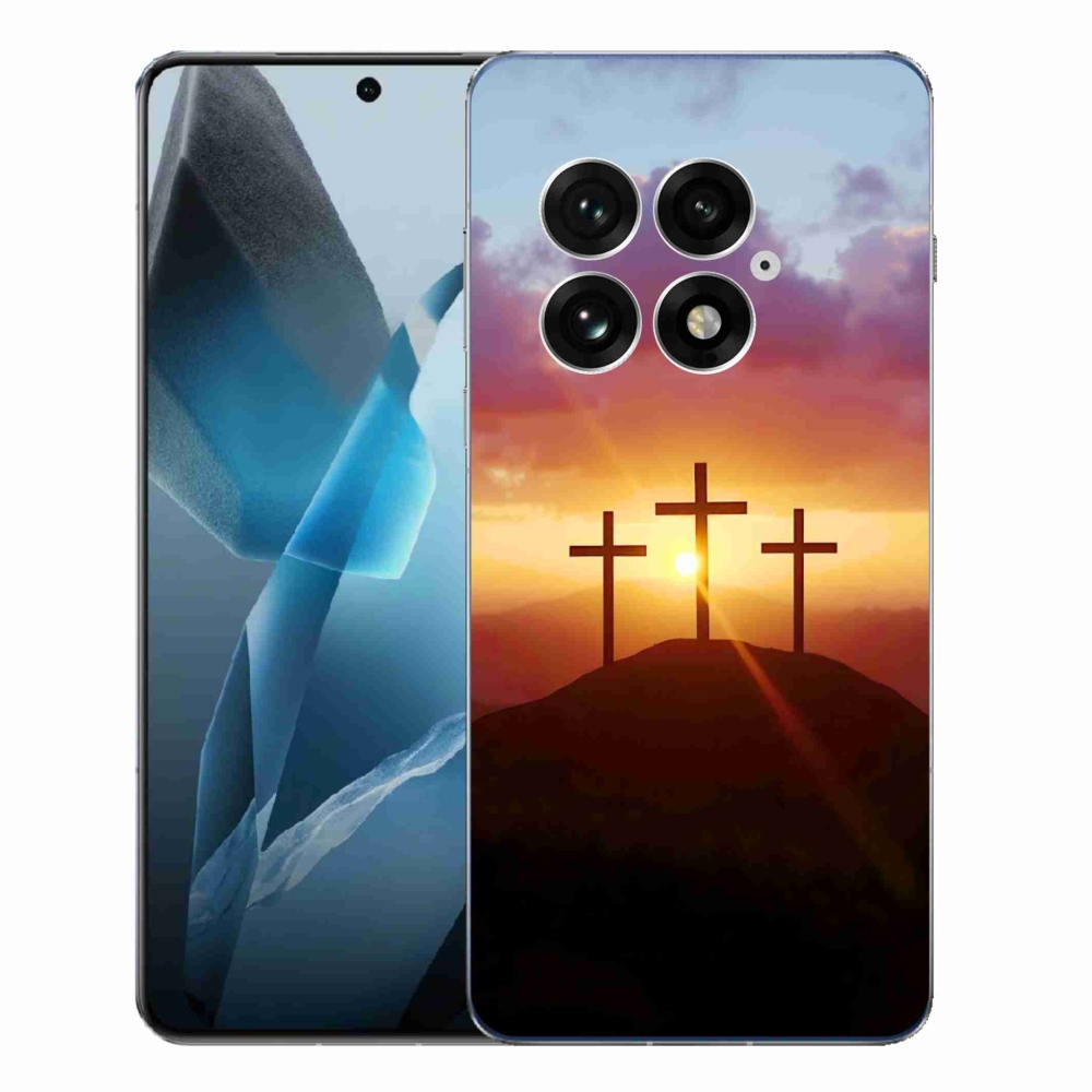 Gelový kryt mmCase na One Plus 13 - tři kříže