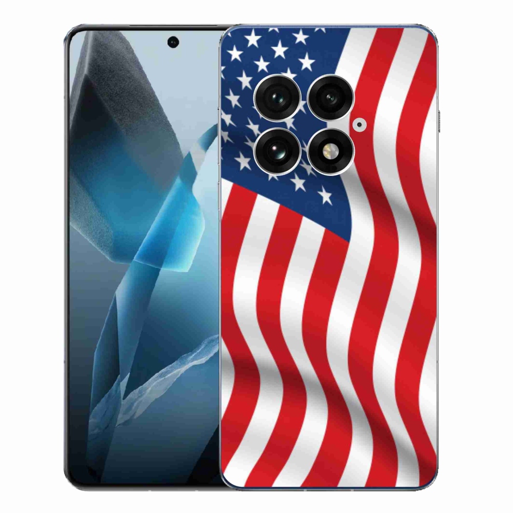 Gelový kryt mmCase na One Plus 13 - USA vlajka