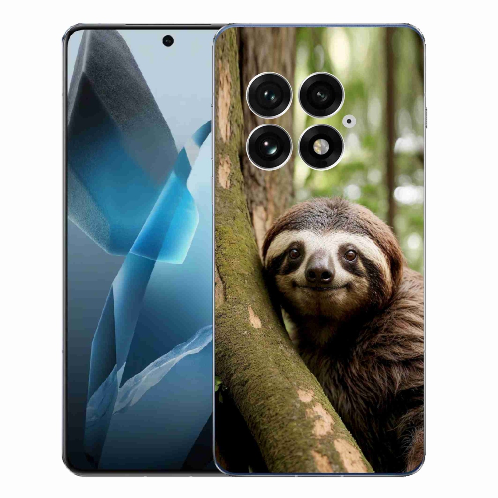 Gelový kryt mmCase na One Plus 13 - usměvavý lenochod