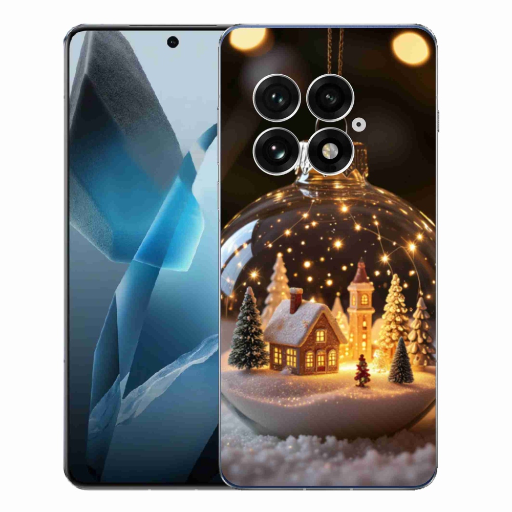 Gelový kryt mmCase na One Plus 13 - vánoční koule 3