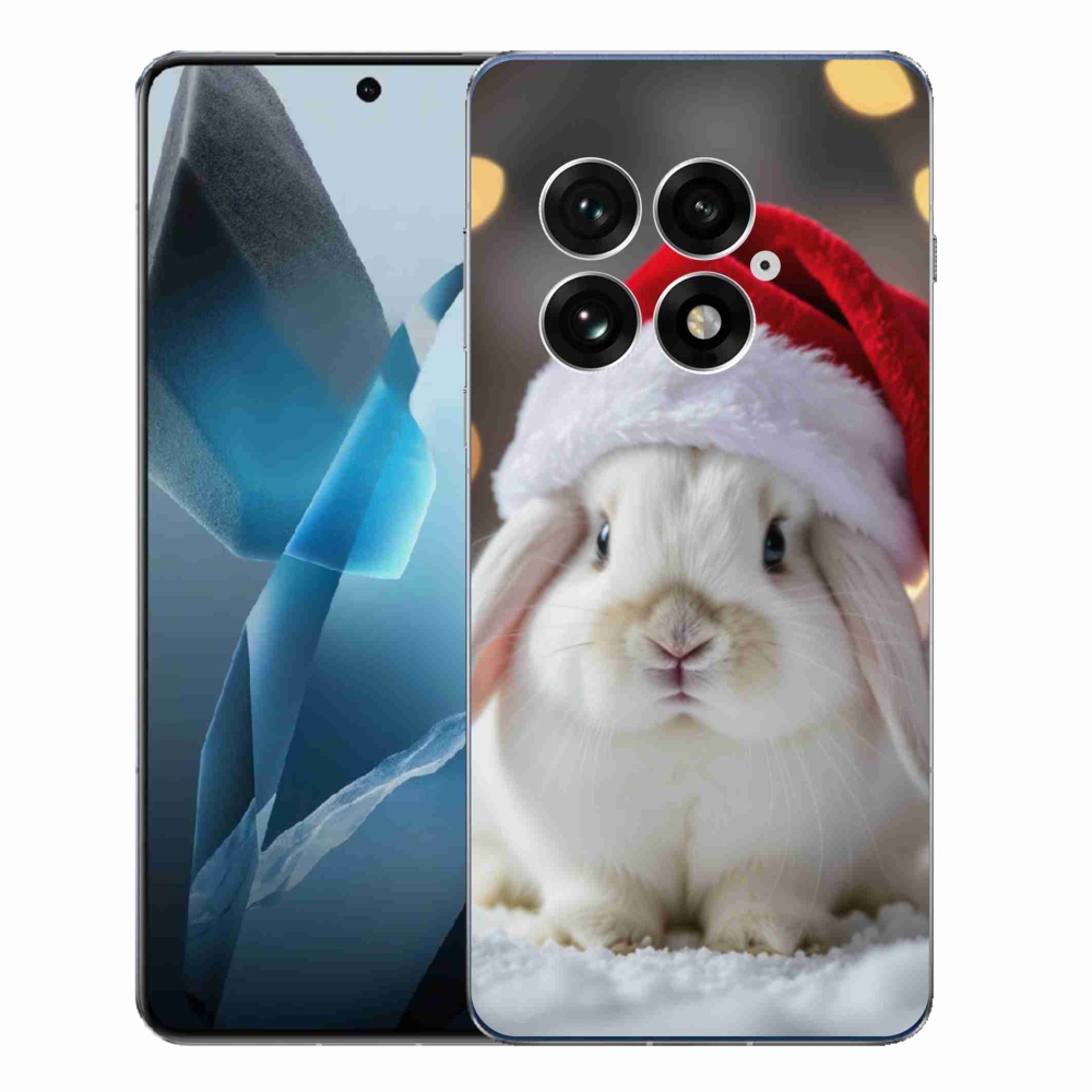 Gelový kryt mmCase na One Plus 13 - vánoční králík
