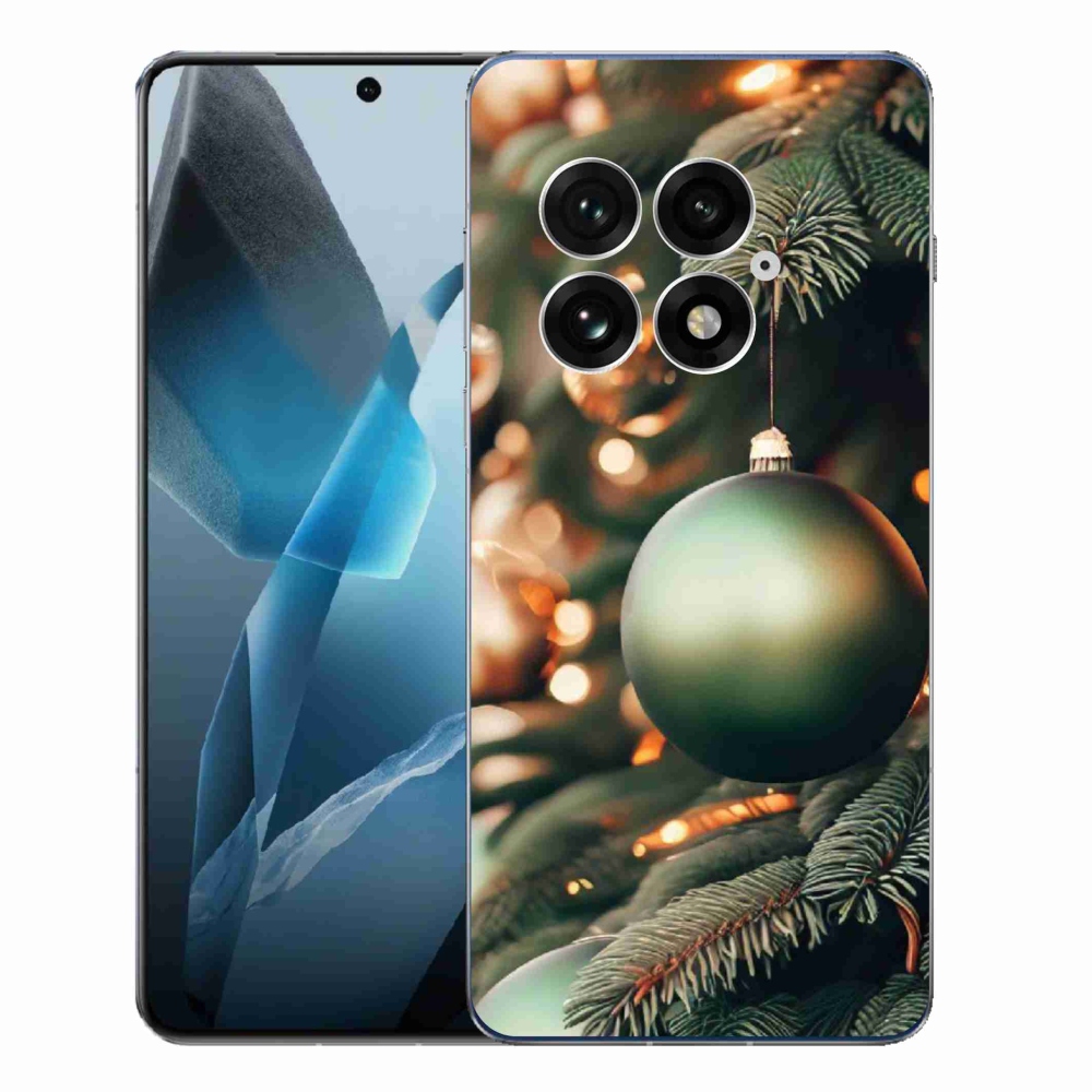 Gelový kryt mmCase na One Plus 13 - vánoční ozdoby 1