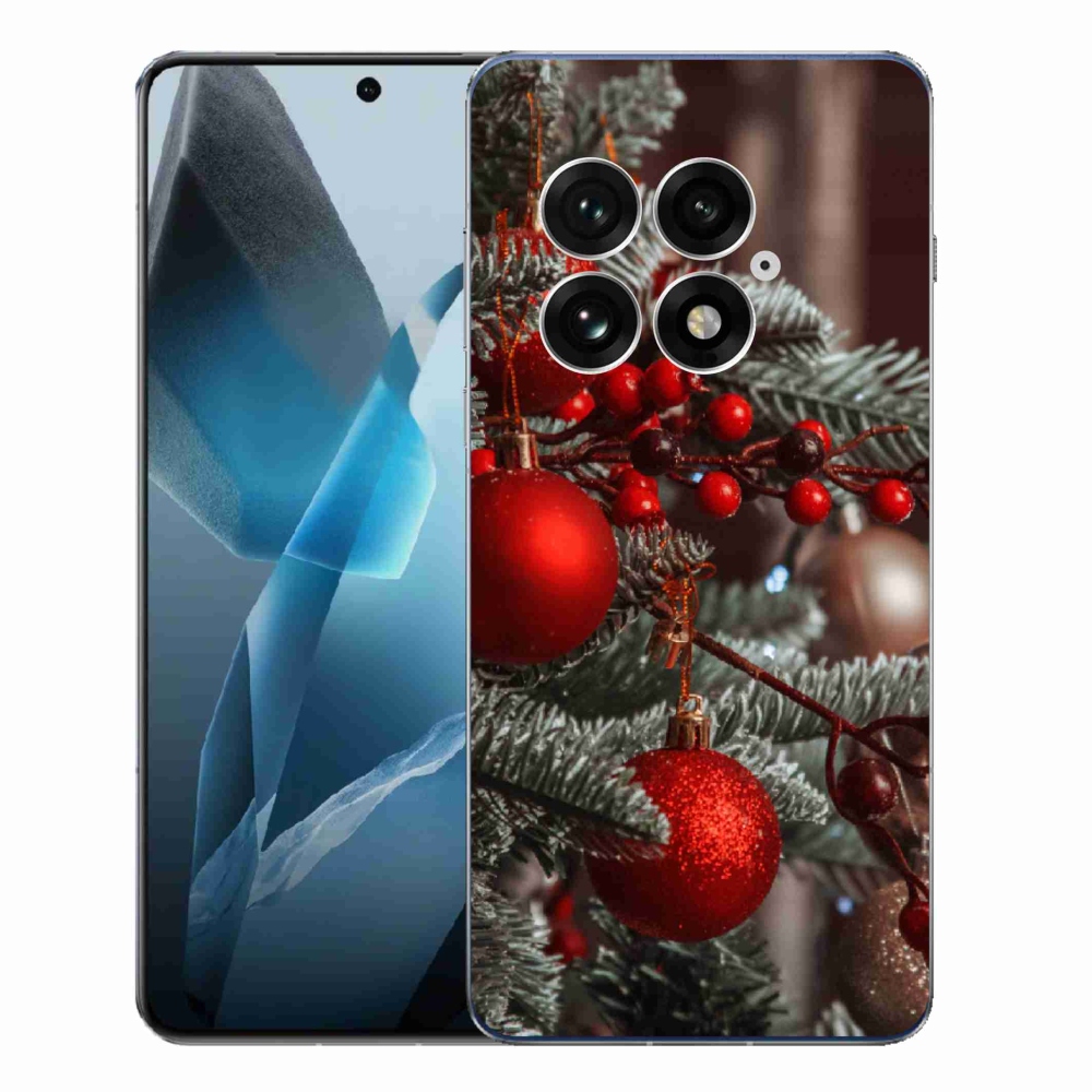 Gelový kryt mmCase na One Plus 13 - vánoční ozdoby 2
