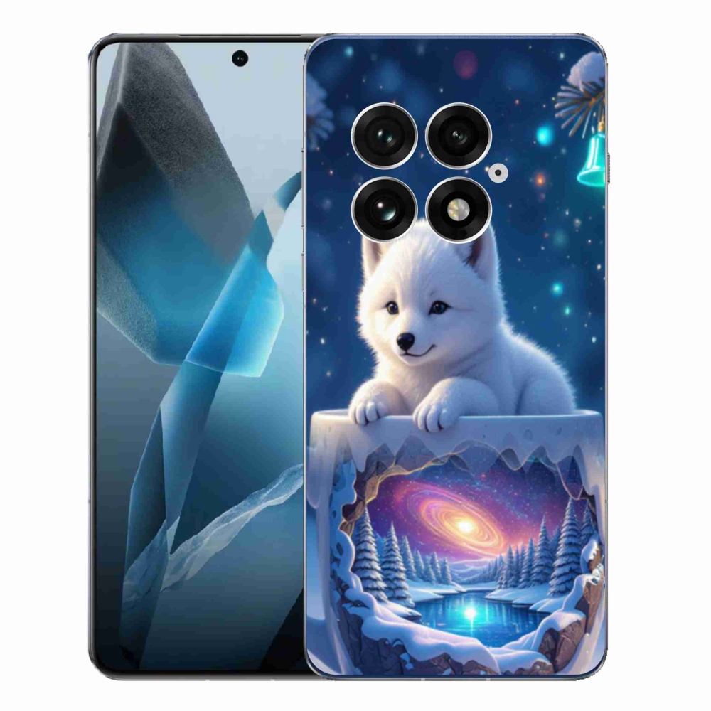 Gelový kryt mmCase na One Plus 13 - vánoční štěně