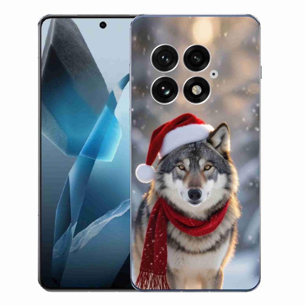 Gelový kryt mmCase na One Plus 13 - vánoční vlk