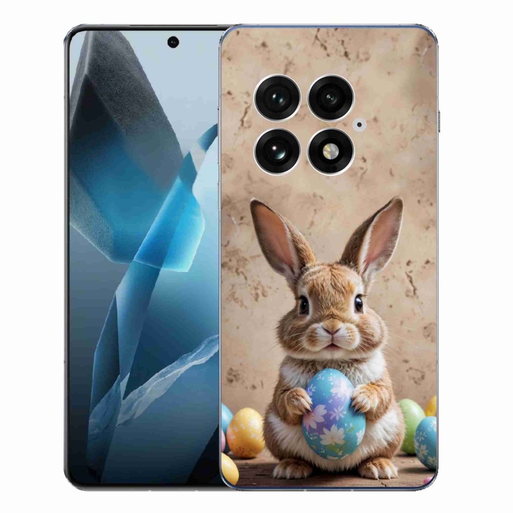 Gelový kryt mmCase na One Plus 13 - velikonoční králíček