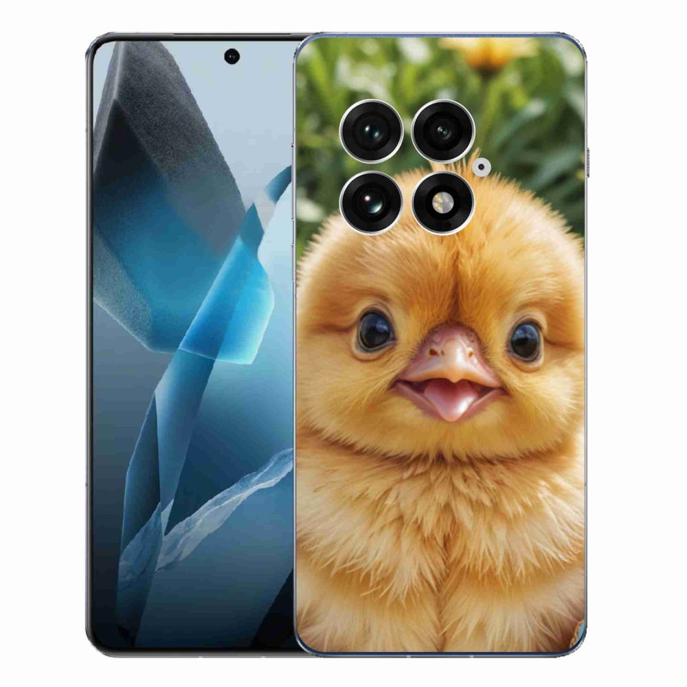 Gelový kryt mmCase na One Plus 13 - veselé kuřátko