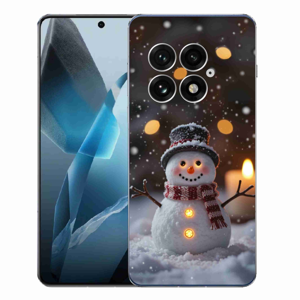Gelový kryt mmCase na One Plus 13 - veselý sněhulák