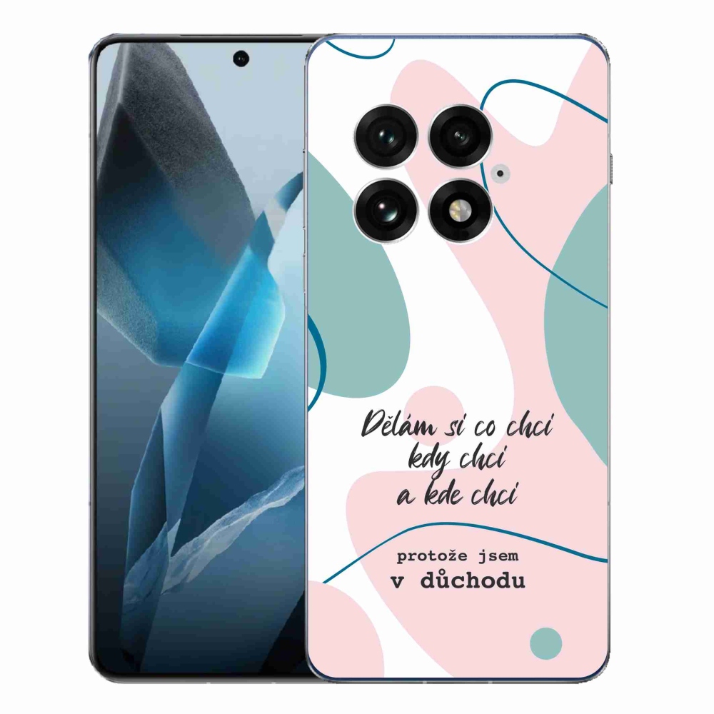 Gelový kryt mmCase na One Plus 13 - vtipný text 10 bílé pozadí