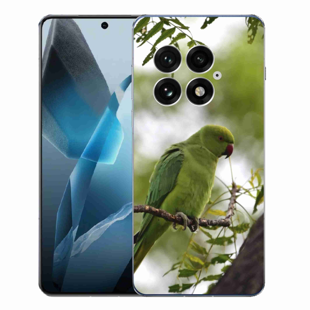 Gelový kryt mmCase na One Plus 13 - zelený papoušek