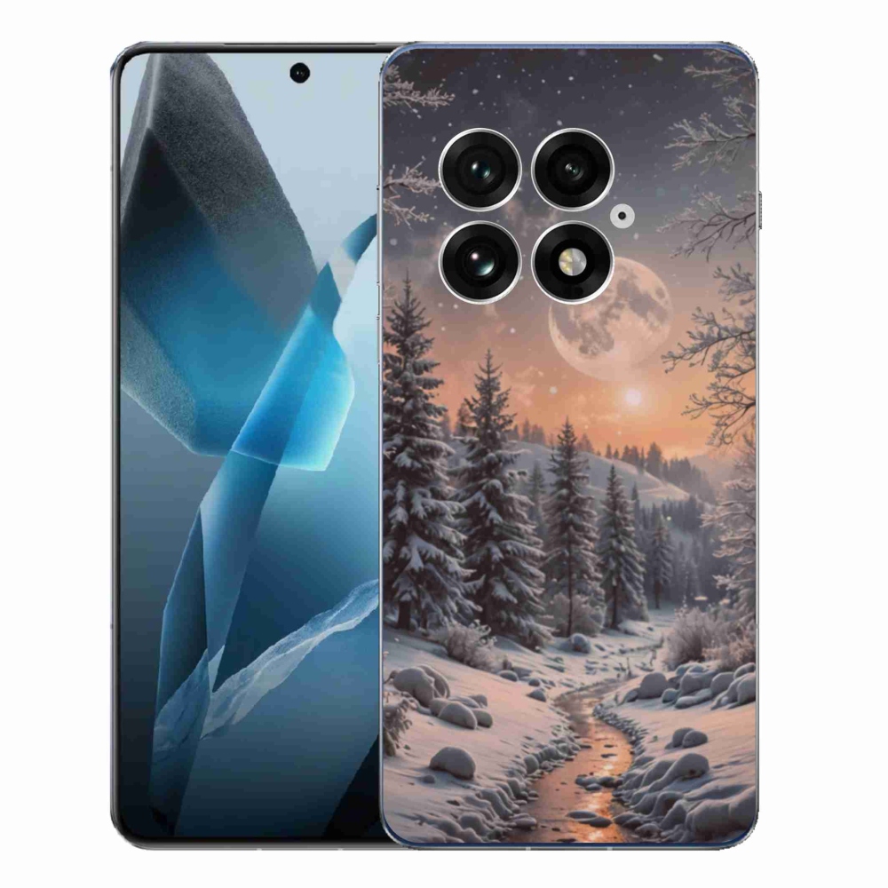 Gelový kryt mmCase na One Plus 13 - zimní krajina 2
