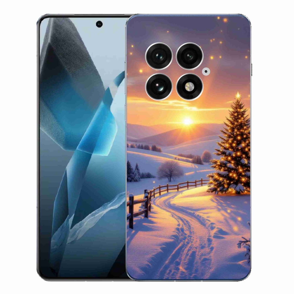 Gelový kryt mmCase na One Plus 13 - zimní krajina