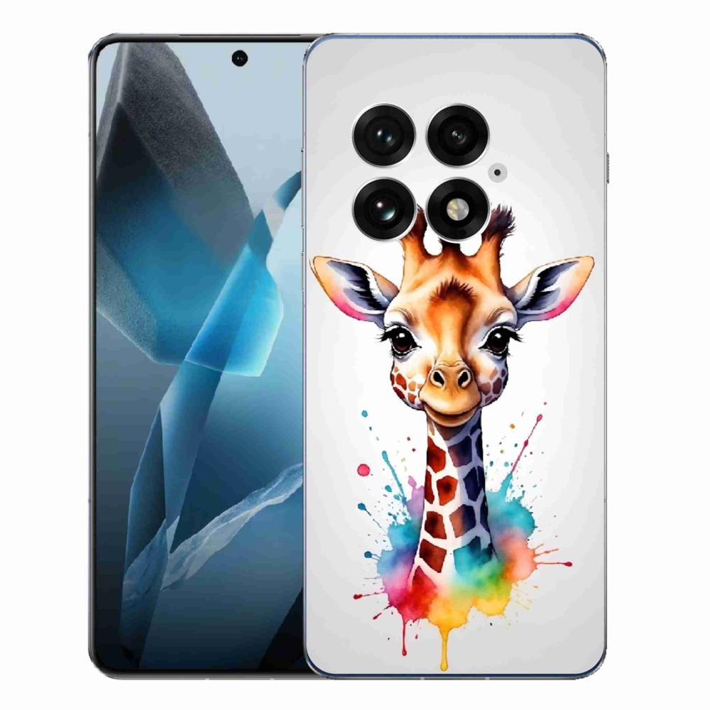 Gelový kryt mmCase na One Plus 13 - žirafa 1