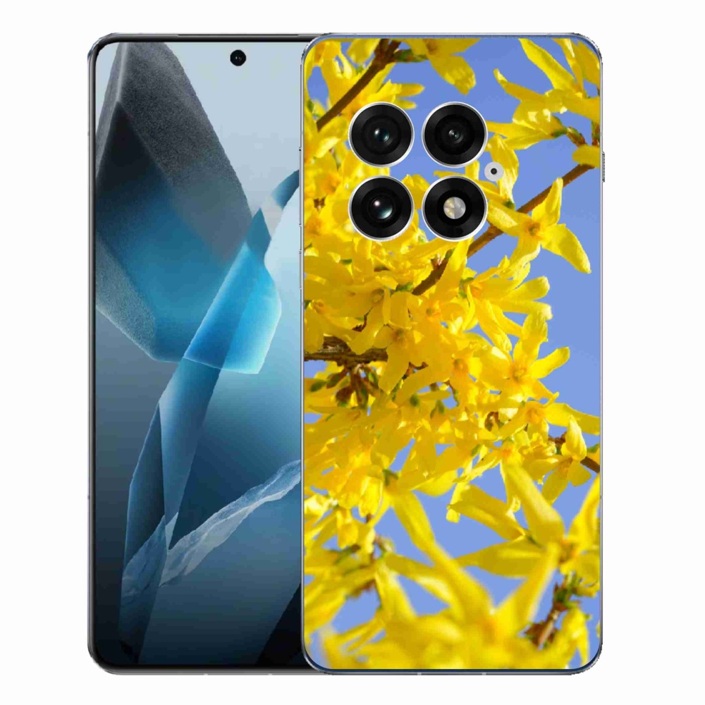 Gelový kryt mmCase na One Plus 13 - žluté květy