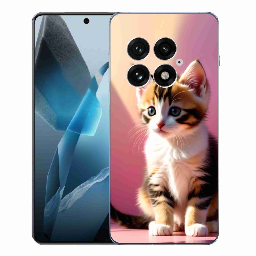 Gelový kryt mmCase na One Plus 13 - zvědavé kotě 2