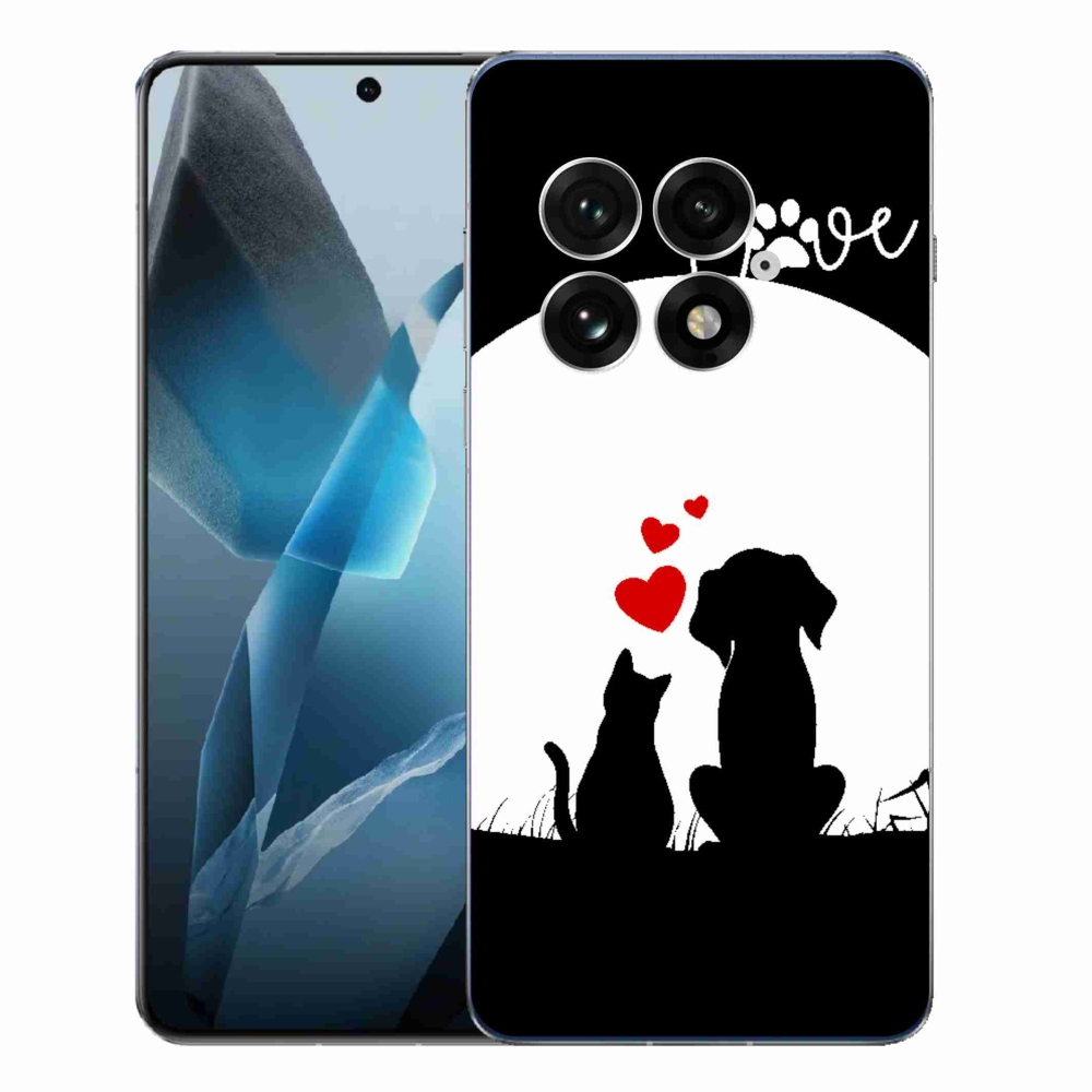 Gelový kryt mmCase na One Plus 13 - zvířecí láska