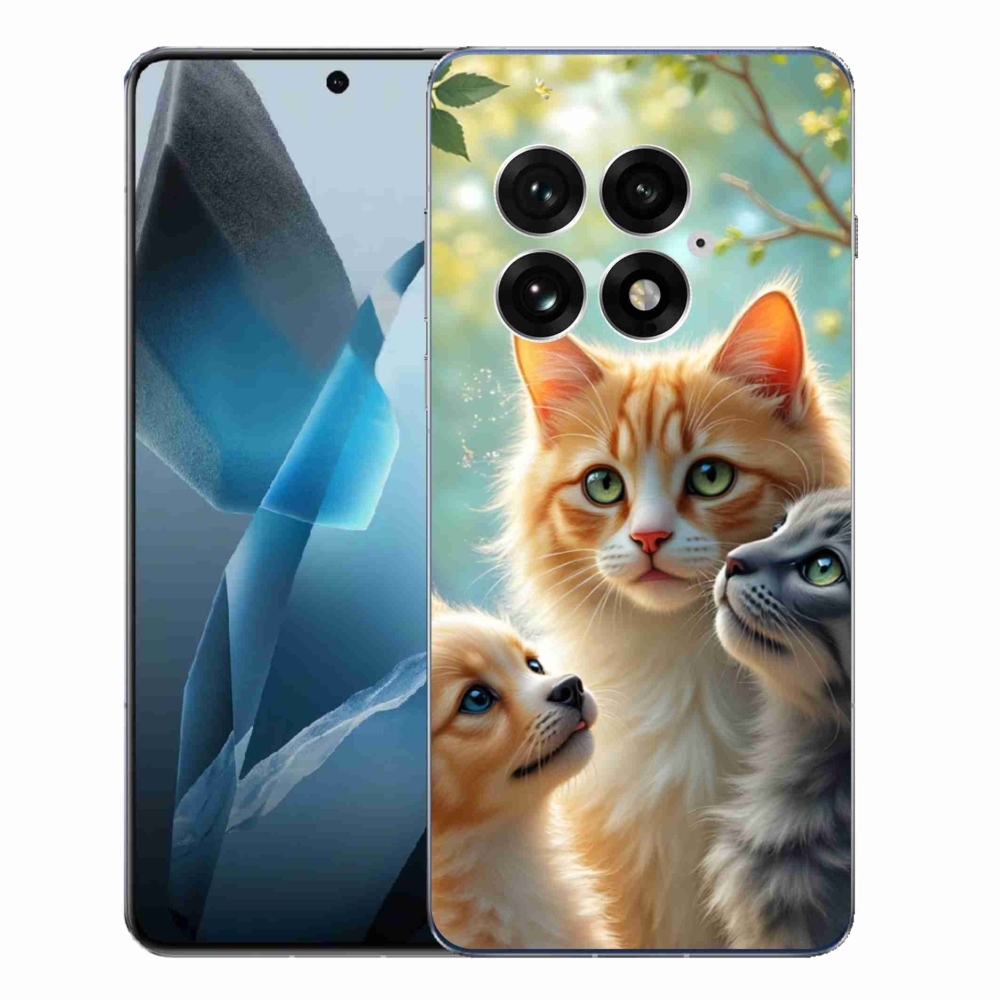 Gelový kryt mmCase na One Plus 13 - zvířecí přátelství 2
