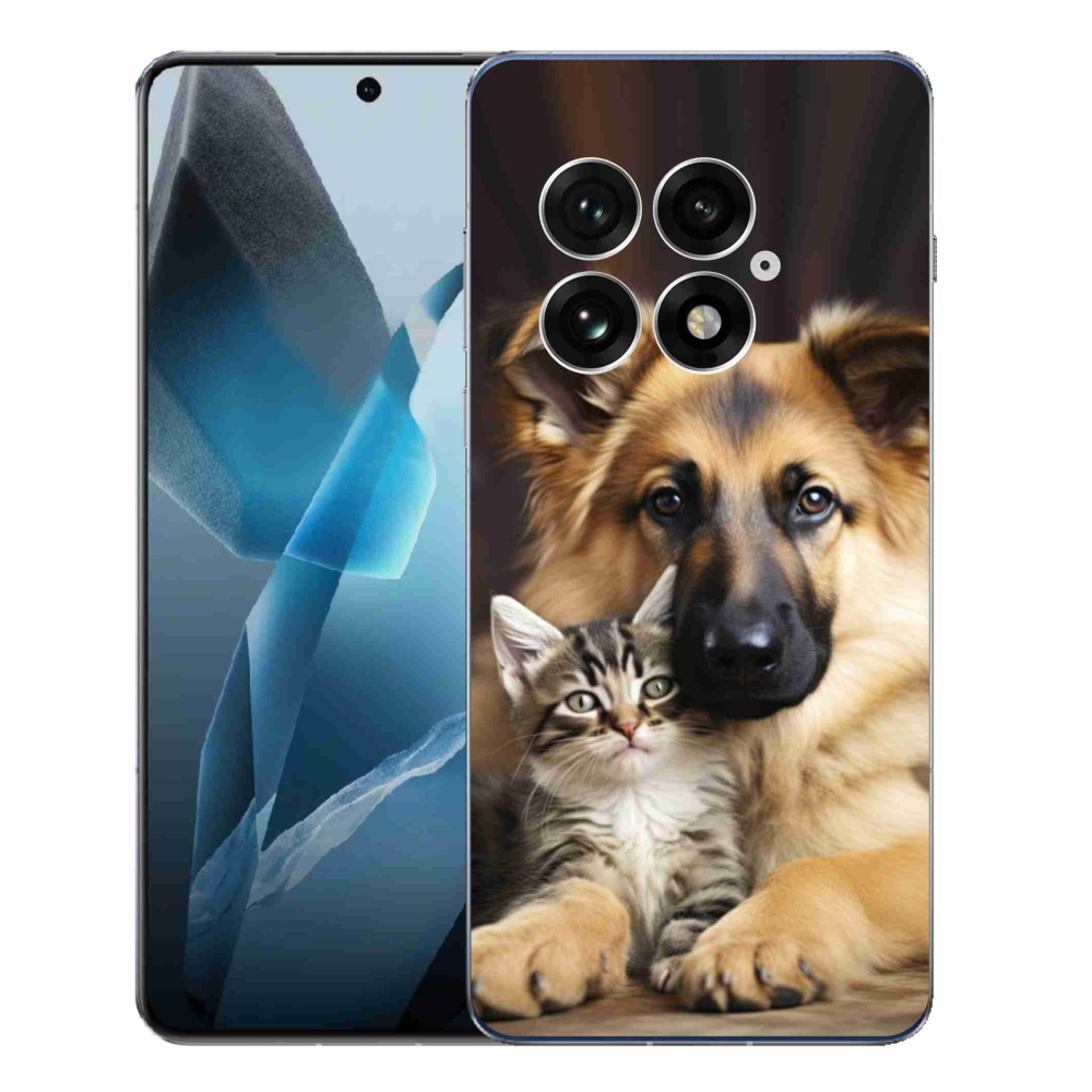 Gelový kryt mmCase na One Plus 13 - zvířecí přátelství