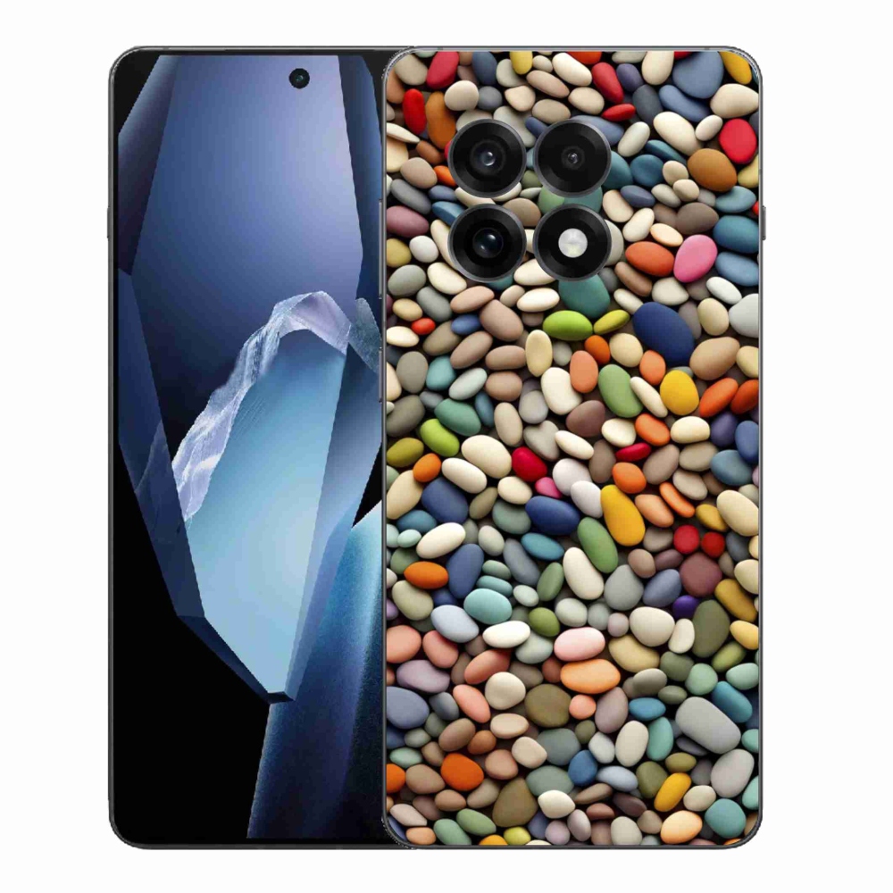 Gelový kryt mmCase na One Plus 13R - barevné kamínky 2