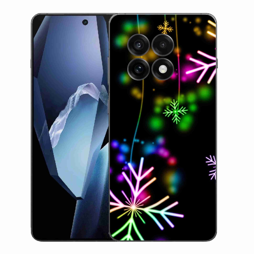 Gelový kryt mmCase na One Plus 13R - barevné vločky