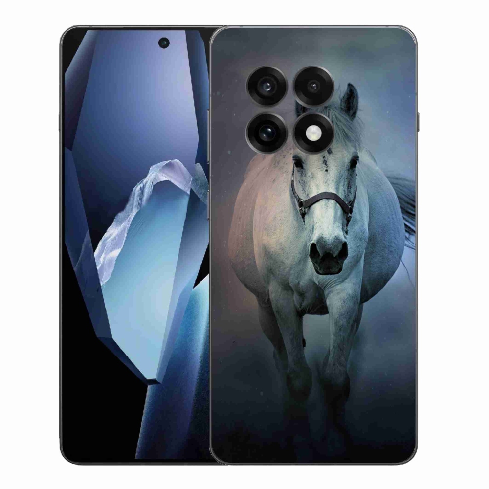 Gelový kryt mmCase na One Plus 13R - běžící bílý kůň