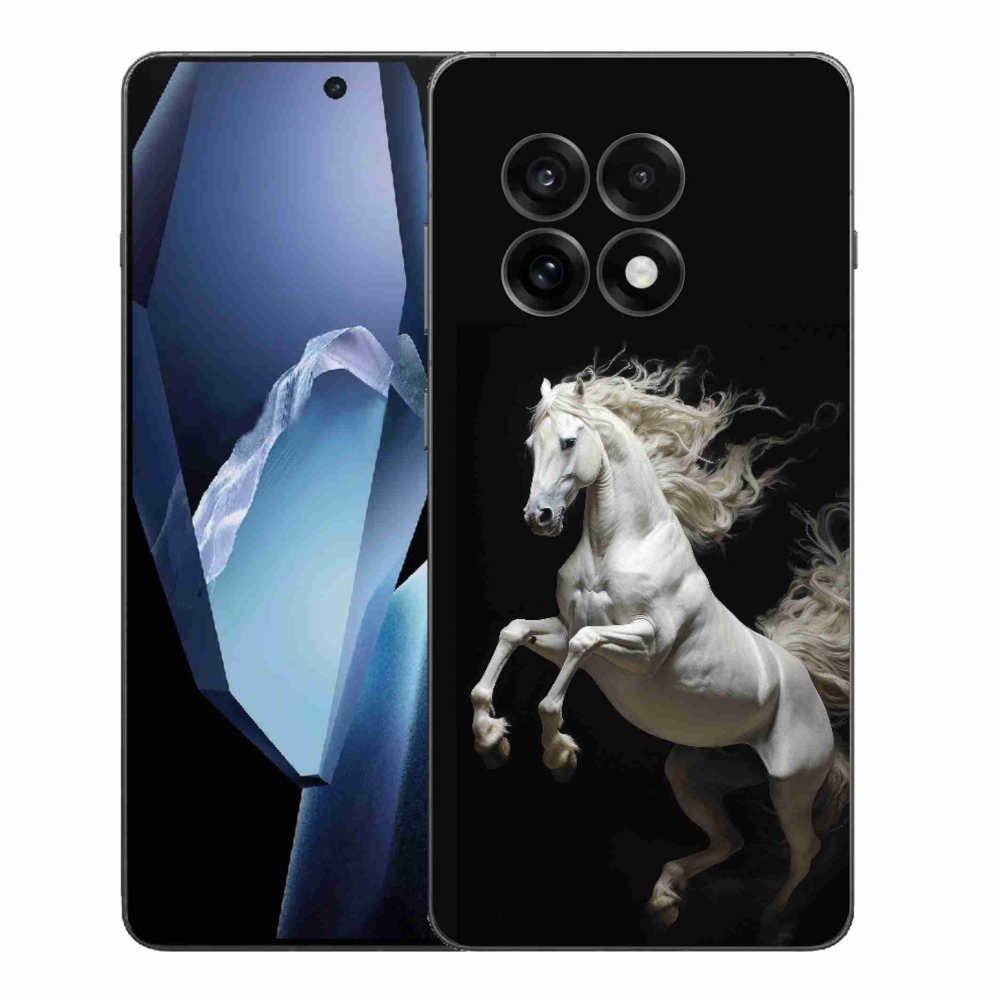Gelový kryt mmCase na One Plus 13R - bílý kůň 4