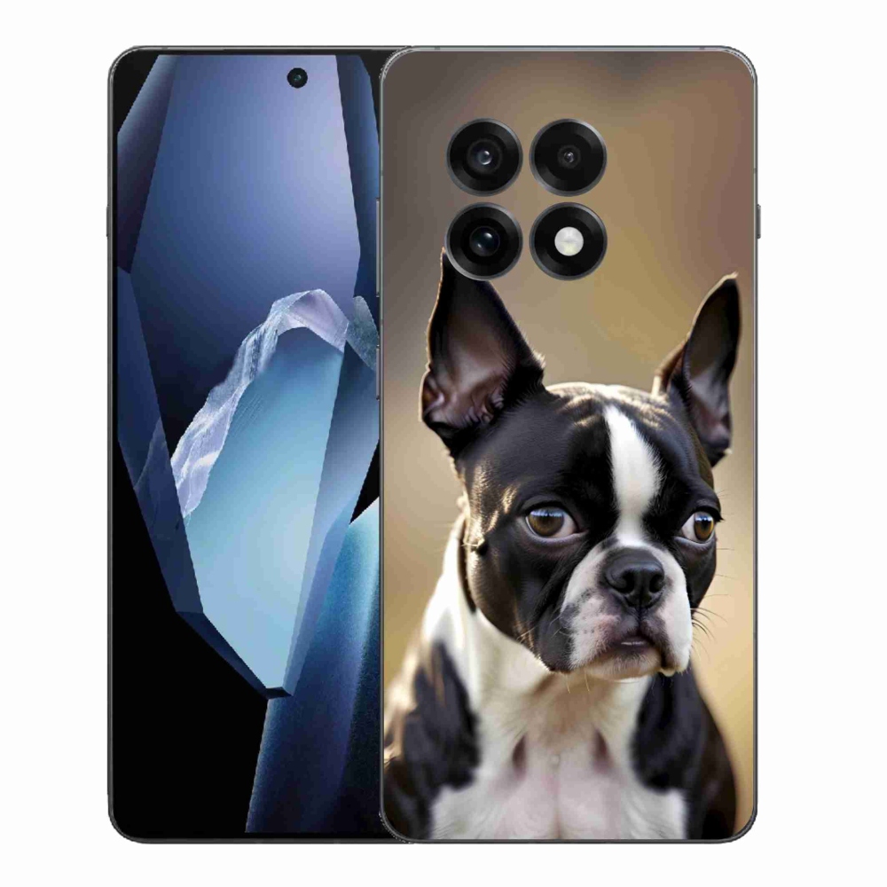 Gelový kryt mmCase na One Plus 13R - bostonský teriér