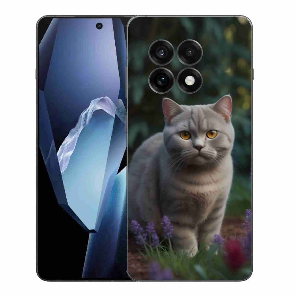 Gelový kryt mmCase na One Plus 13R - britská kočka
