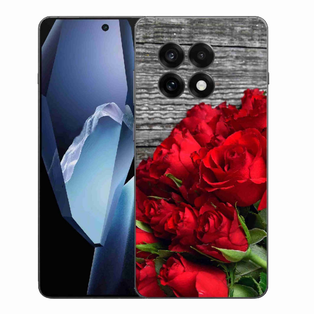 Gelový kryt mmCase na One Plus 13R - červené růže