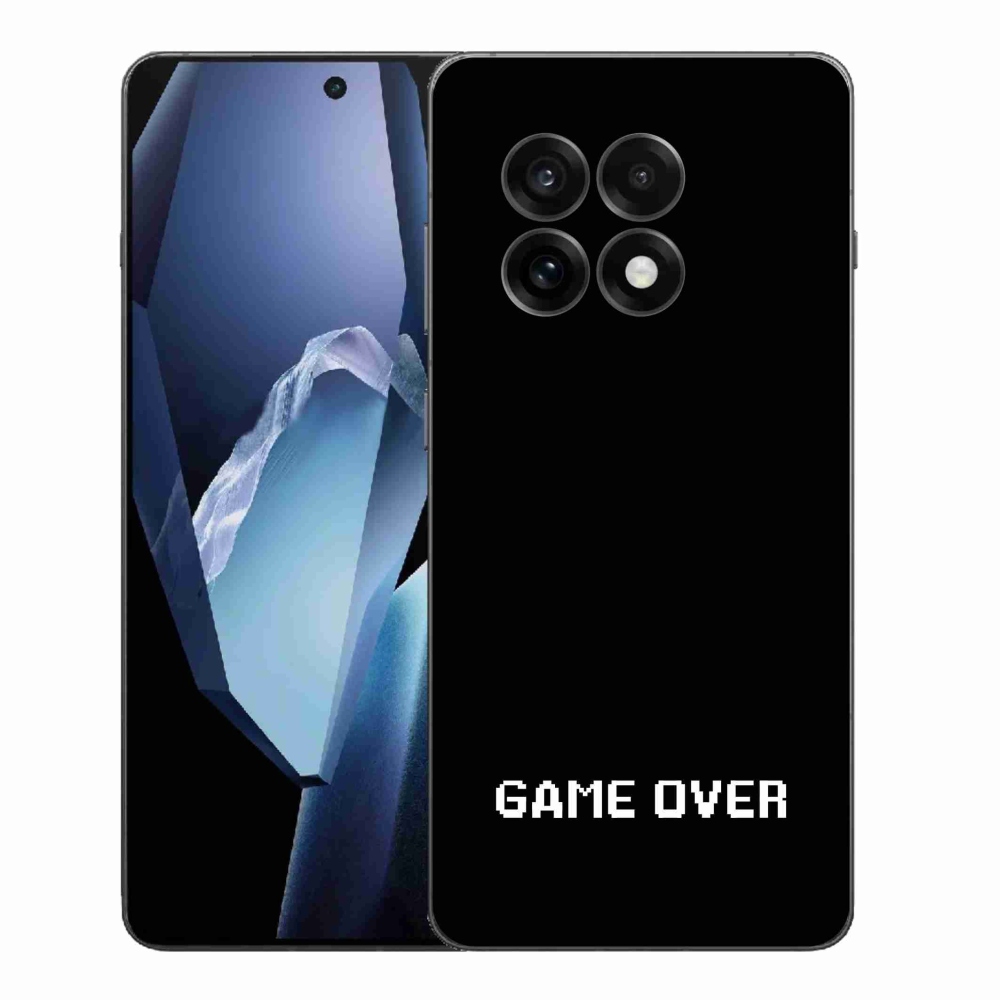 Gelový kryt mmCase na One Plus 13R - game over černé pozadí