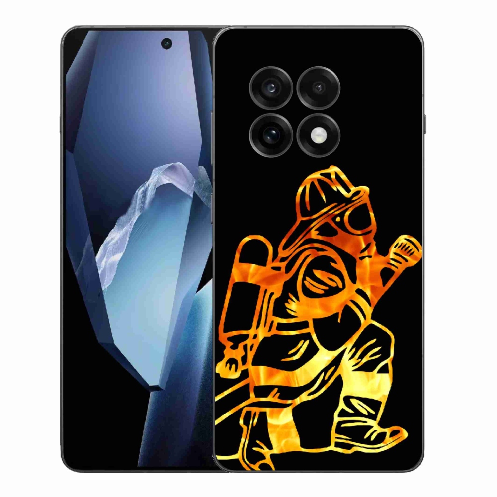 Gelový kryt mmCase na One Plus 13R - hasič 1