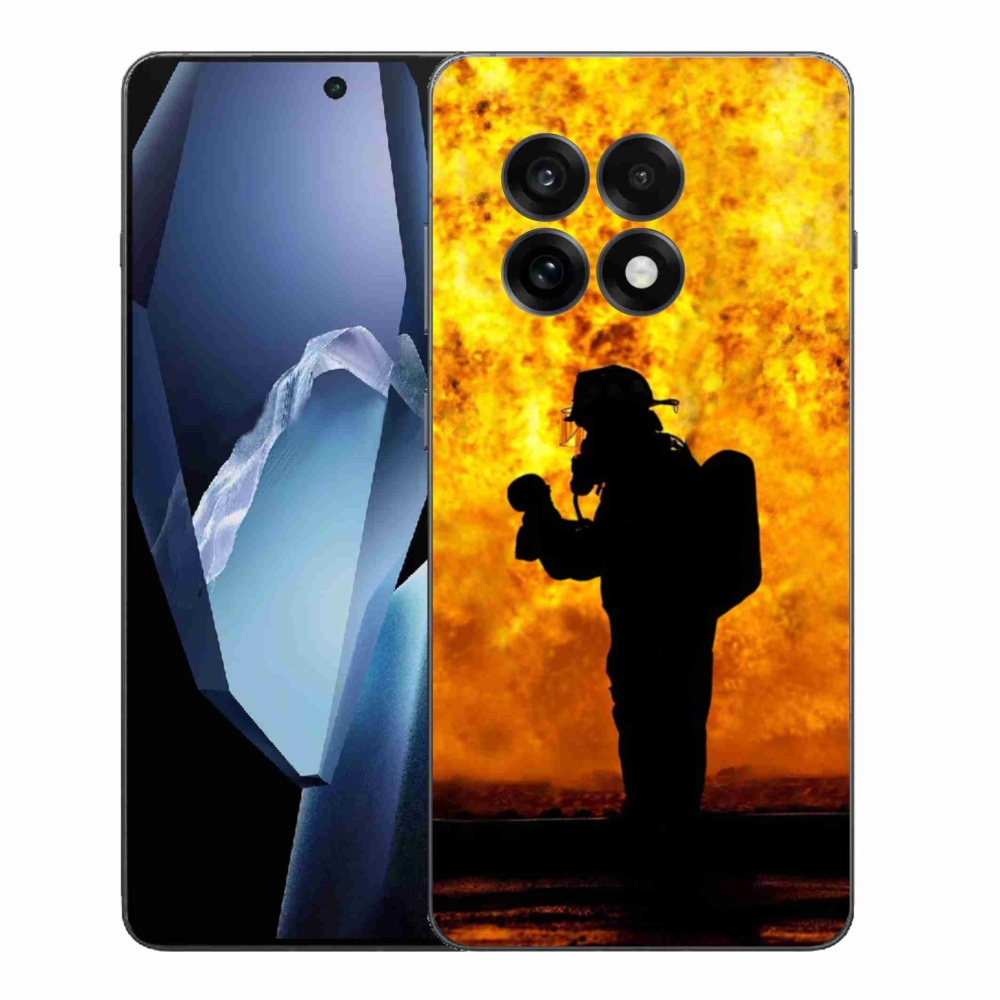 Gelový kryt mmCase na One Plus 13R - hasič