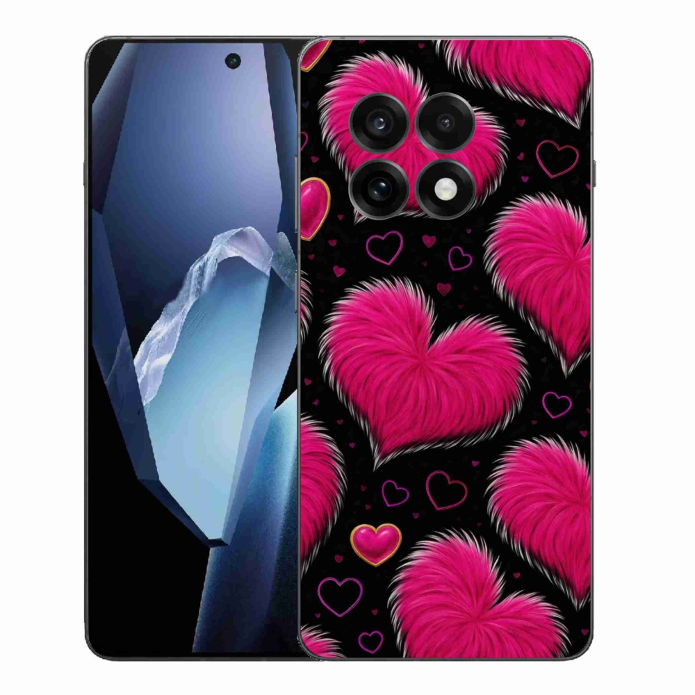 Gelový kryt mmCase na One Plus 13R - hebká srdce